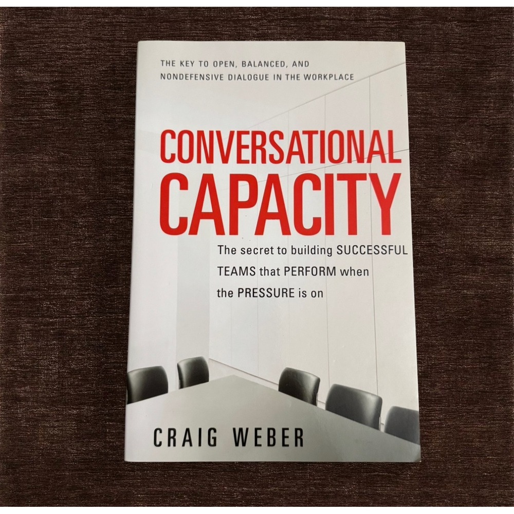 Conversational Capacity – Craig Weber‎ (Paperback, Excellent Condition)